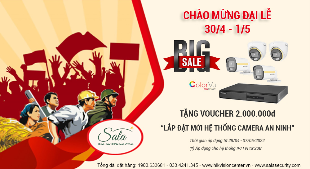 Tặng Voucher 2.000.000đ khi đăng ký hệ thống công nghệ giám sát an ninh thông minh